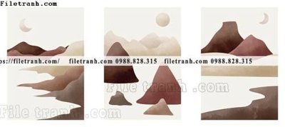 File gốc tranh toi gian bo 3 minimalis 218 (phong cách) châu Âu