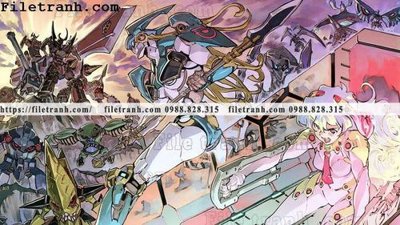 File gốc tranh tre em game 202 (in mica) trang trí