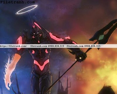 File tranh tranh tre em game 319 (bản gốc) in lụa dán tường