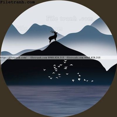 File PSD tranh tron kieu Trung Quoc moi 100 (bản gốc) đã tách nền