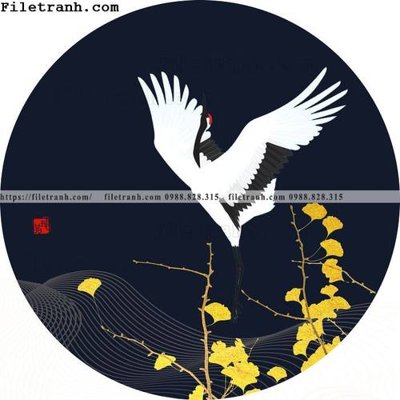 File tranh trang trí tranh tron kieu Trung Quoc moi 111 (file gốc)