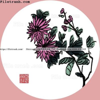 Ảnh gốc file in lụa tranh tron kieu Trung Quoc moi 122 chi tiết
