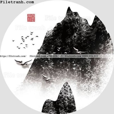 File gốc tranh tron kieu Trung Quoc moi 127 (phong cách) tối giản