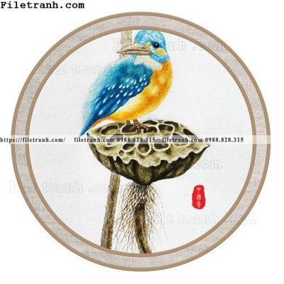 File in lụa tranh tron kieu Trung Quoc moi 143 (hoa văn) tranh tron kieu Trung Quoc moi 143