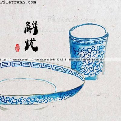 File PSD tranh tron kieu Trung Quoc moi 186 (bản gốc) cho nhà in