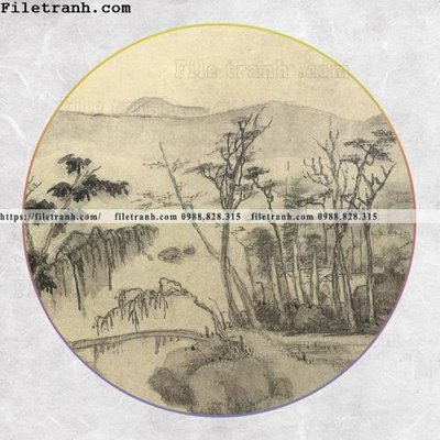 File tranh tranh tron kieu Trung Quoc moi 204 (ảnh gốc) độc quyền