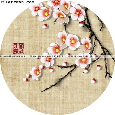 File gốc tranh tron kieu Trung Quoc moi 206 cho in ấn và thiết kế