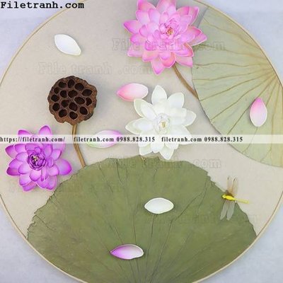 File tranh trang trí tranh tron kieu Trung Quoc moi 224 (file gốc)