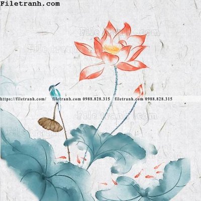 File gốc tranh tron kieu Trung Quoc moi 253 (chủ đề hiện đại) trang trí