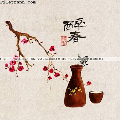 File ảnh tranh tron kieu Trung Quoc moi 267 (gốc) in poster