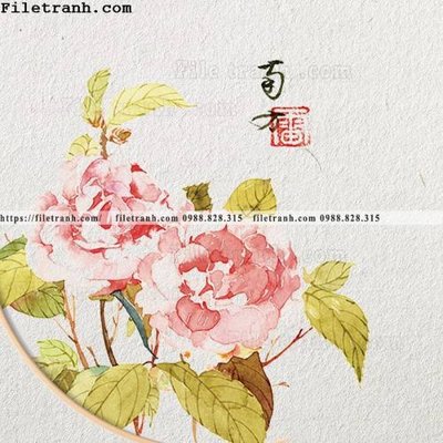 Ảnh gốc tranh tron kieu Trung Quoc moi 286 (độ nét cao) in mica