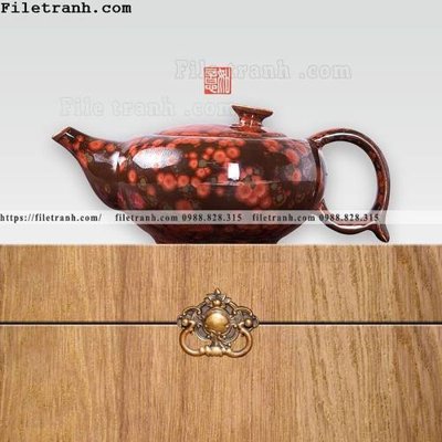 File tranh tranh tron kieu Trung Quoc moi 313 (bản gốc) in lụa dán tường