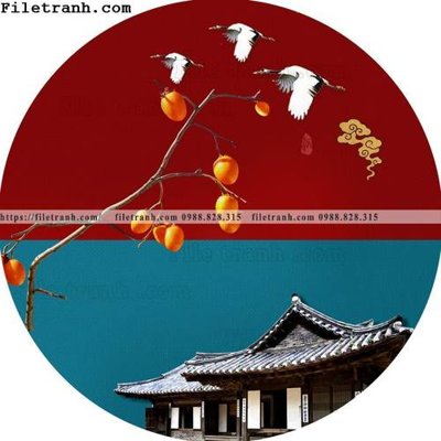 File gốc tranh tron kieu Trung Quoc moi 317 (cho in 3D) độc đáo