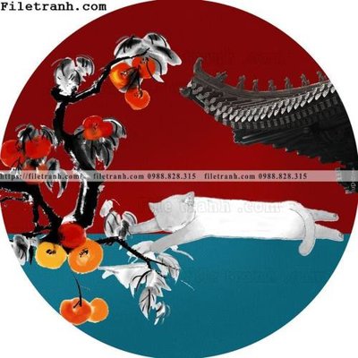 File tranh gốc tranh tron kieu Trung Quoc moi 324 chủ đề hiện đại