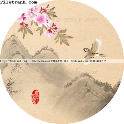 Tải file tranh tron kieu Trung Quoc moi 349 (gốc) chủ đề phong thủy