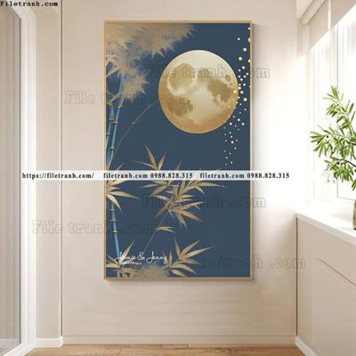 File tranh gốc tranh truc mat troi toi gian 507 (bản quyền) file PSD