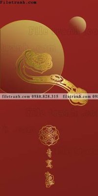 Tải file tranh trung quoc mau do 500 (gốc) làm tranh treo tường