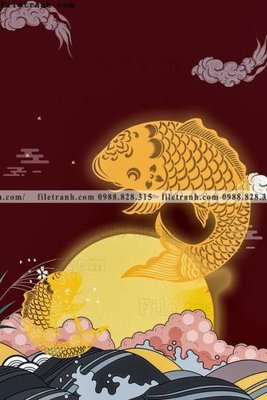 File tranh tranh trung quoc mau do 522 (bản gốc) treo phòng ăn