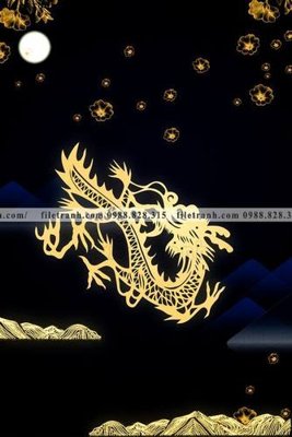 File gốc tranh trung quoc mau do 524 (in mica) trang trí