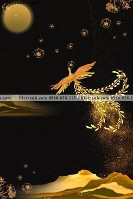 Hình ảnh file gốc tranh trung quoc mau do 548 cho in UV