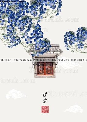 File tranh tranh trung quoc mau do 568 (ảnh gốc) in trần xuyên sáng