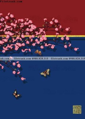 Hình ảnh file gốc in trần nhà tranh trung quoc mau do 585