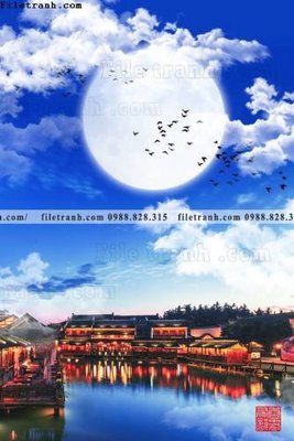 File tranh tranh trung quoc mau do 617 (file gốc) chuẩn màu in