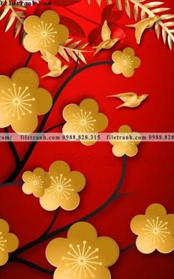 File PSD tranh trung quoc mau do 638 (gốc) cho designer