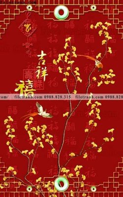 Tải file tranh trung quoc mau do 644 (PSD) cho in ấn quảng cáo