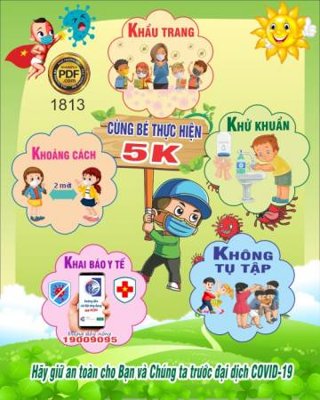 File in lụa CUNG BE THUC HIEN 5K (chất lượng cao) CUNG BE THUC HIEN 5K