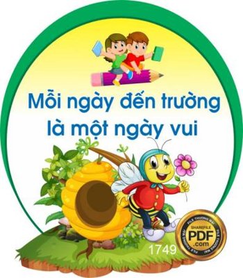 File tranh MOI NGAY DEN TRUONG LA MOT NGAY VUI 3 (1) (bản gốc) in lụa 3D