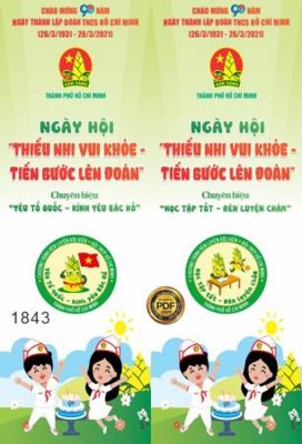 File tranh NGAY HOI THIEU NHI VUI KHOE (gốc) in backlit film