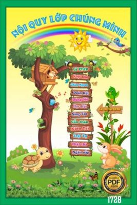 Hình ảnh file gốc in lụa NOI QUY LOP CHUNG MINH 6 2