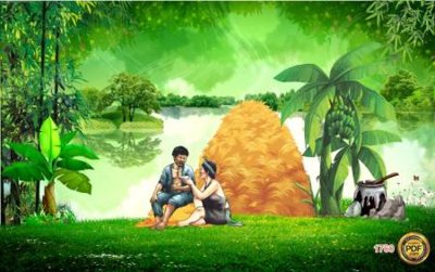 File tranh gốc TRANH CHI PHEO - THI NO 2021 (bản quyền) file PSD