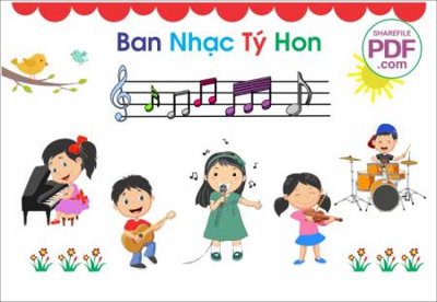 File tranh ban nhac ti hon (bản gốc) in lụa 3D
