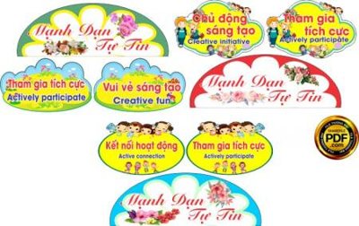 File tranh gốc bang treo trang tri trong truong mam non (sắc nét từng chi tiết)