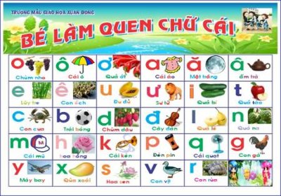 File gốc be lam quen chu cai (cho in 3D) độc đáo