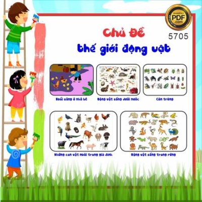 File gốc in mica chu de the gioi dong vat chất lượng