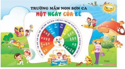 Tải file mam non son ca mot ngay cua be (ảnh gốc) in gạch men
