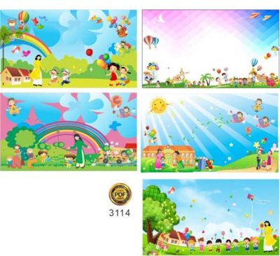 File gốc market background le khai giang (in lụa) chi tiết cao