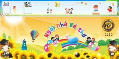 File in mica ngoi nha be tho mam non (bản gốc) sắc sảo