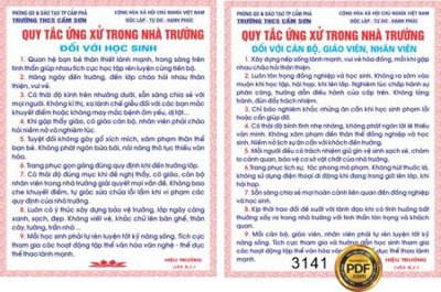File ảnh gốc quy tac ung xu trong nha truong voi hoc sinh không vỡ nét