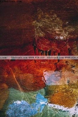 File in ấn tranh truu tuong art mau nuoc 546 (bản gốc) chất lượng cao