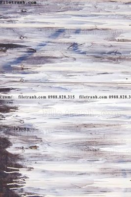 File tranh tranh truu tuong art mau trang 100 (bản gốc) in lụa 3D