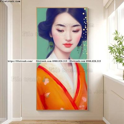 File gốc tranh truu tuong co gai phu nu hien dai 518 (phong cách) châu Âu