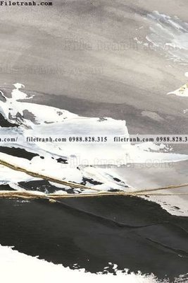 File tranh tranh truu tuong dep in canvas 206 (bản gốc) in lụa dán tường