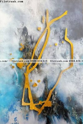 File in ấn chuyên nghiệp tranh truu tuong dep in canvas 224 (file gốc)