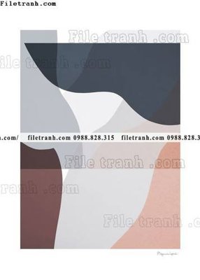 File tranh tranh truu tuong don gian canvas 617 (bản gốc) in lụa 5D