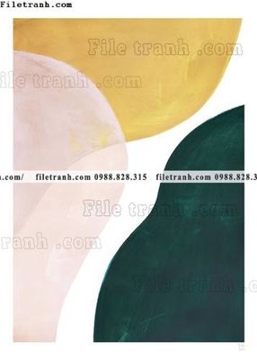 File gốc in ấn tranh truu tuong don gian canvas 619 chuẩn màu CMYK