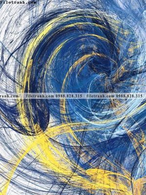 Download file gốc tranh truu tuong don gian dep 234 (in lụa) hoa lá